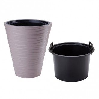 Doniczka Sahara Dunes taupe, 30 cm interface.image 14