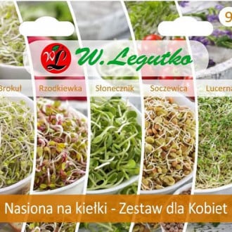 Nasiona na kiełki - Zestaw dla Kobiet, 5 gatunków interface.image 3