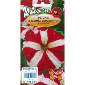 Petunia ogrodowa zwisająca dwubarwna Red Star interface.image 1