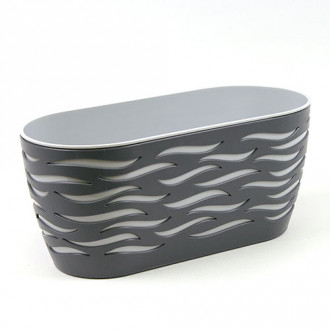 Skrzynka Sahara Box, antracyt + platyna, 35 cm interface.image 4