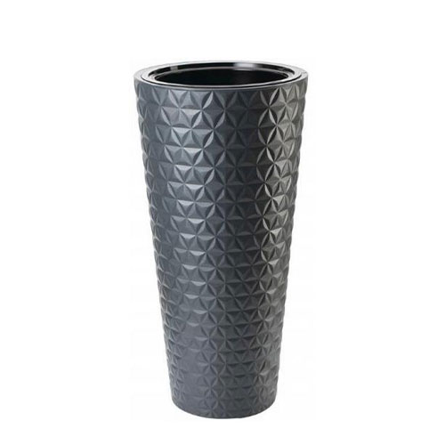 Doniczka Diamond Slim antracyt, 30 cm interface.image 1 interface.art 87381