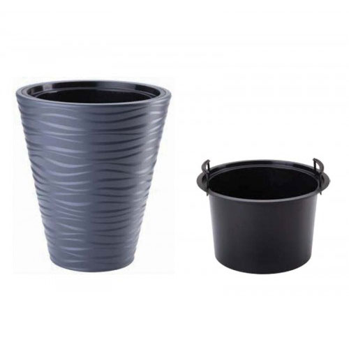 Doniczka Sahara Dunes, antracytowa, 30 cm interface.image 1 interface.art 87375