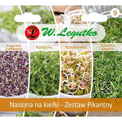 Nasiona na kiełki - Zestaw Pikantny, 4 gatunki interface.image 1 interface.art 96833