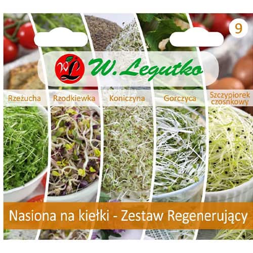 Nasiona na kiełki - Zestaw Wzmacniający Organizm, 3 gatunki interface.image 1 interface.art 96834