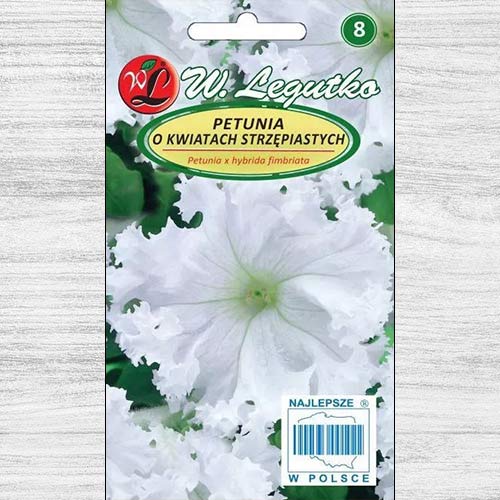 Petunia ogrodowa zwisająca postrzępiona biała interface.image 1 interface.art 78644